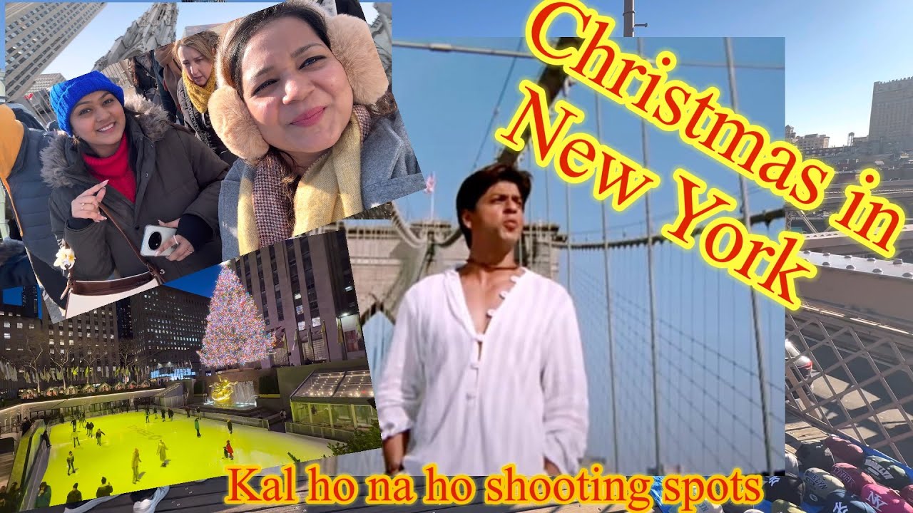 Christmas Eve in New York.. Kal Ho na ho movie shoot 