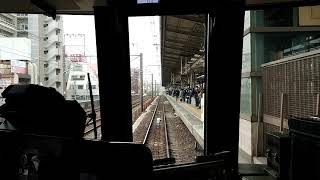 【4K60fps前面展望】北綾瀬駅10両化後の東京メトロ千代田線  北綾瀬⇒綾瀬⇒北千住