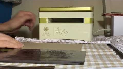 Perfect embossing if Anna Griffin dies every time! Watch now to learn how.