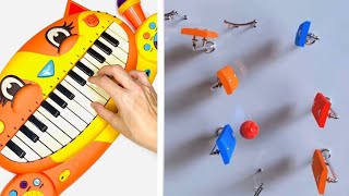 Cocomelon theme on different instruments vs murble music 🎶 