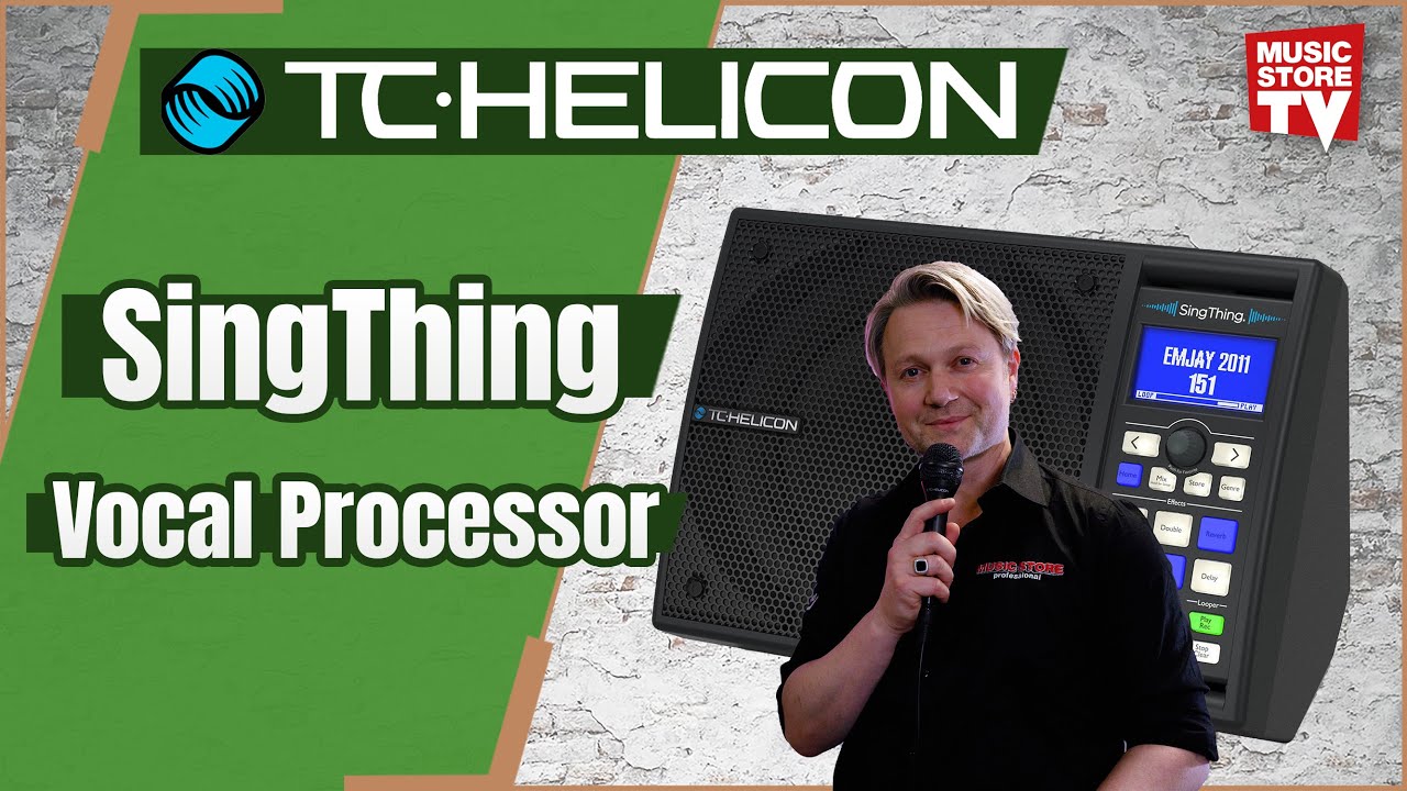 TC-Helicon SINGTHING All-In-One Vocal Processor | MUSIC STORE 