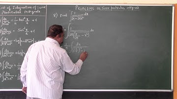 Class12/II PUC Mathematics-Integration Of  Standard Function-15