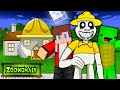 JJ and Mikey Help ZOOKEEPER Has His FIRST HOUSE in Minecraft?! - Maizen