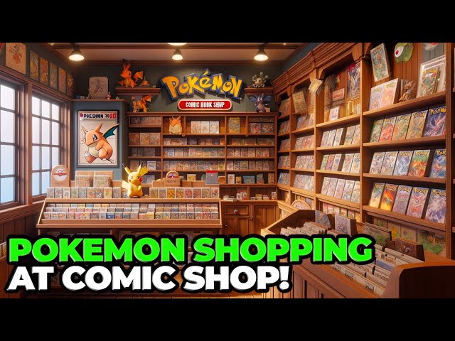 Pokemon Card Shopping at a Comic Book Shop! *INSANE FINDS*