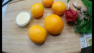 Hast du Orangen zur Hand Bereite in 5 Minuten das köstliche Rezept 