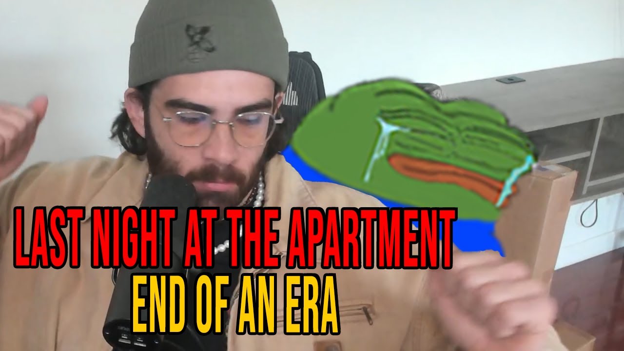 END OF AN ERA Hasanabi's last night at the old apartment (sad moment)