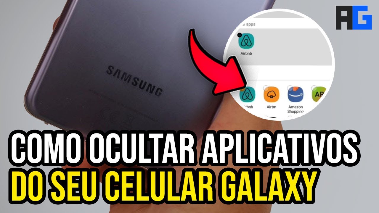 DICA SAMSUNG!! Como OCULTAR APLICATIVOS do seu CELULAR GALAXY - YouTube