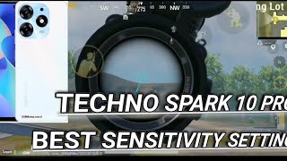 Techno spark 10 pro PUBG mobile sensitivity settings | PUBG mobile graphics settings | 2.7 update