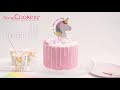 Cake topper led licorne  dco lumineuse pour gteau  scrapcooking