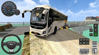 🔥 Volvo Shyamoli Paribahan Bus | Speed Breaker Offroad Map 😱 | Bus Simulator Indonesia Gameplay  screenshot 3