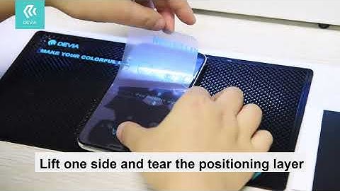 Devia Cutting Plotter Operation Video 4How to paste film