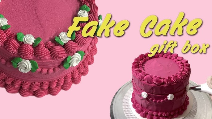 Fake Piped Frosting - TinkerLab