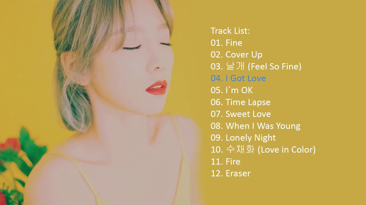 [Full Album] TAEYEON (SNSD) – The 1st Album 'My Voice'