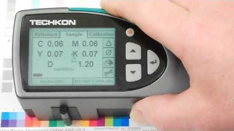 Techkon SpectroDens Functionality: Density CMYK