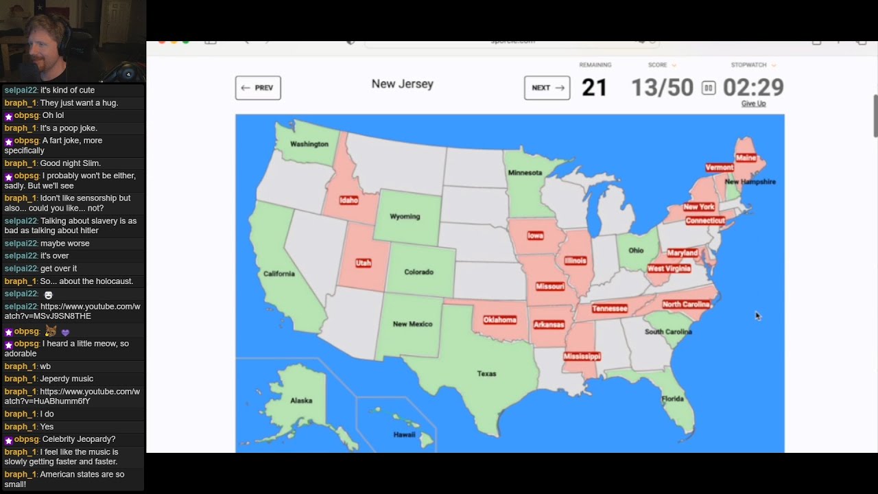 [Sub Hangout] Geography Quizzes (2023-02-18)