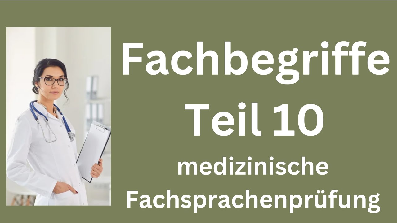 Wichtige Medizinische Fachbegriffe Liste Pdf Fachbegriffe, medizinische Fachsprachenprüfung, آمادگی امتحان زبان