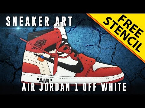 off white jordan 1 stencil