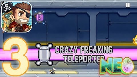 Jetpack Joyride: Gameplay Walkthrough Part 3 - I Love The Teleporter! (iOS, Android)