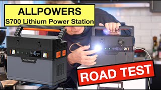 Allpowers S700 Lithium Power Station - Test Run - Home and Camper.