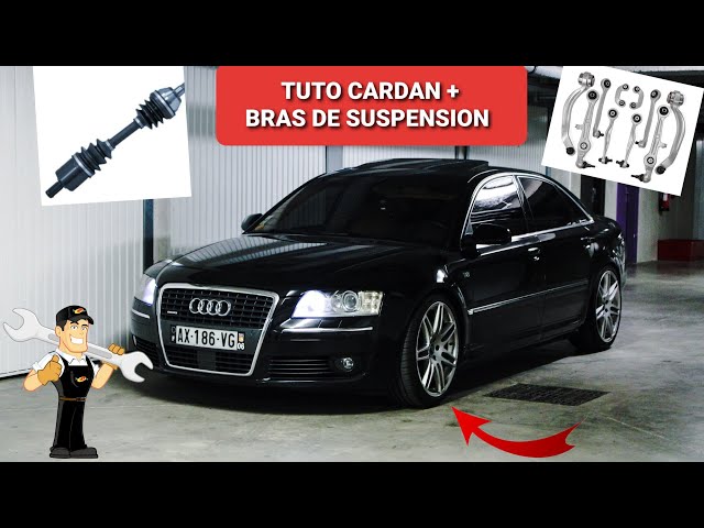 TUTO🔧Changement de CARDAN + BRAS DE SUSPENSION sur AUDI A8 ...