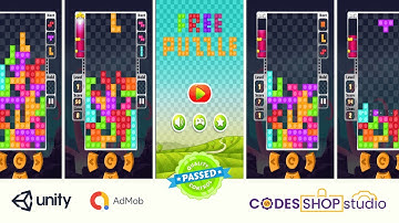 Tetris Puzzle Source Code #puzzle #tetris #sourcecode #unitysourcecode #unity