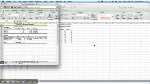 One-Way ANOVA - StatPlus