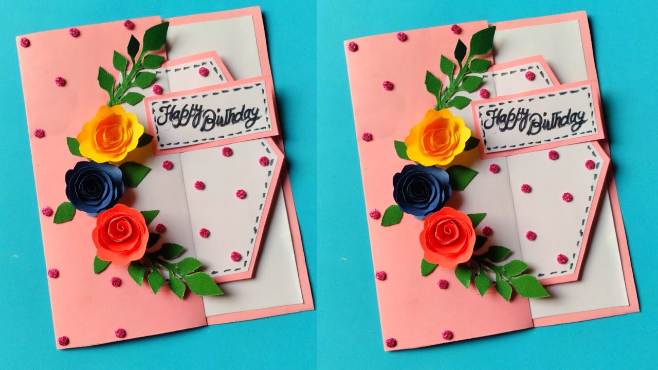 How To Make A Beautiful Birthday Card /Greeting Card For Best Friend ...