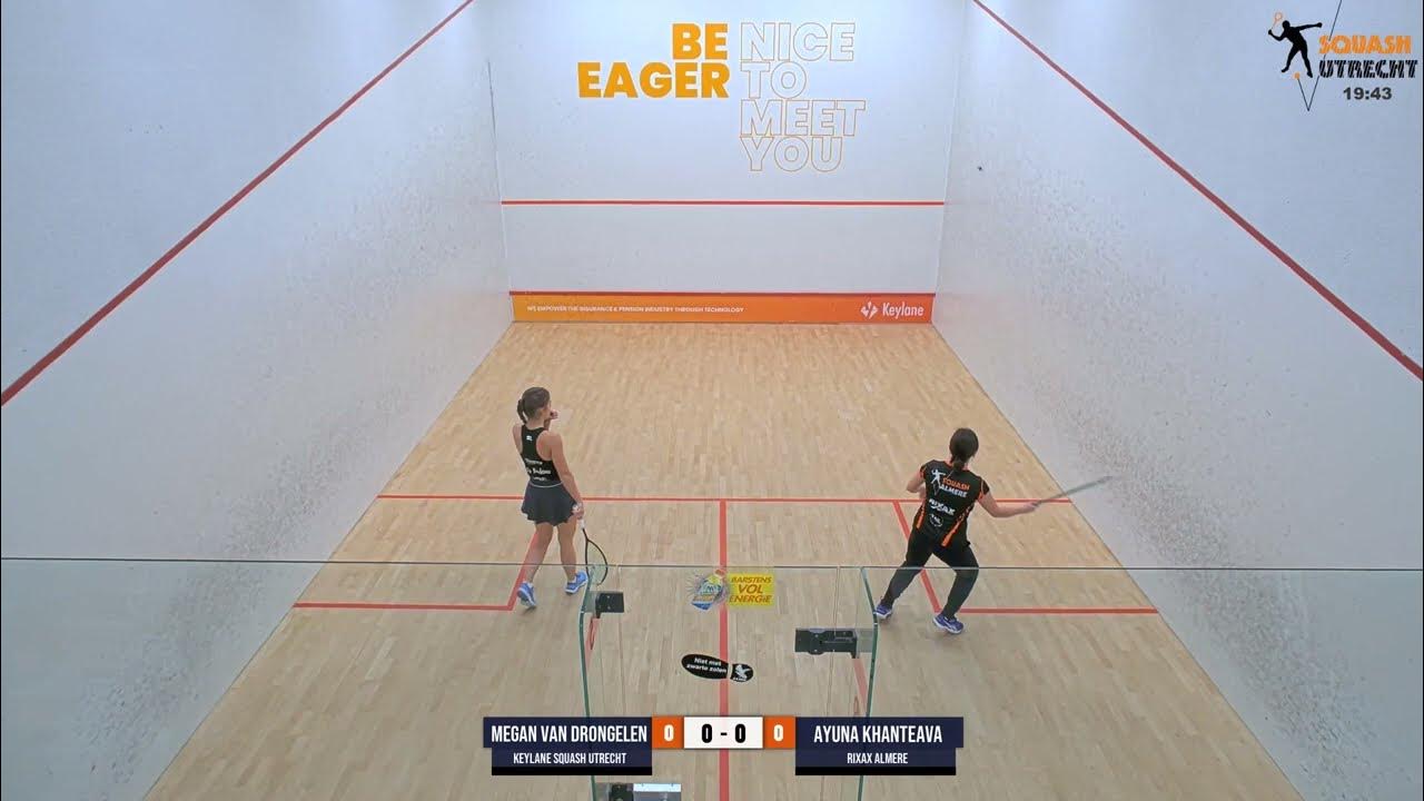 Squash Eredivisie Squash Utrecht RIXAX Almere 11012023 YouTube