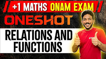 +1 Maths Onam Exam | Relations And Functions | Oneshot | Exam Winner Plus One