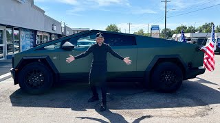 I drove a Tesla Cybertruck in the hood!