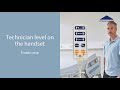 Hospital bed  evario one  instrucional  handset  technicians  stiegelmeyer