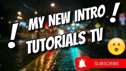 My Movie Intro||Choox Tv