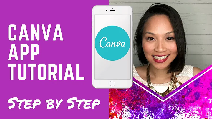 Canva Tutorial - How to use Canva app on mobile to...