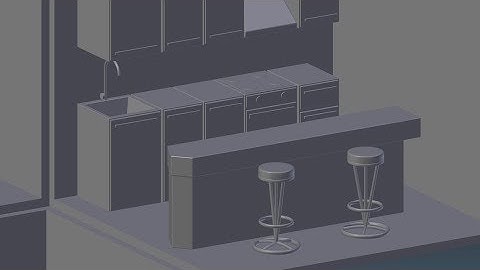 Blender: Modeling an Isometric Cutaway House (Part 1)