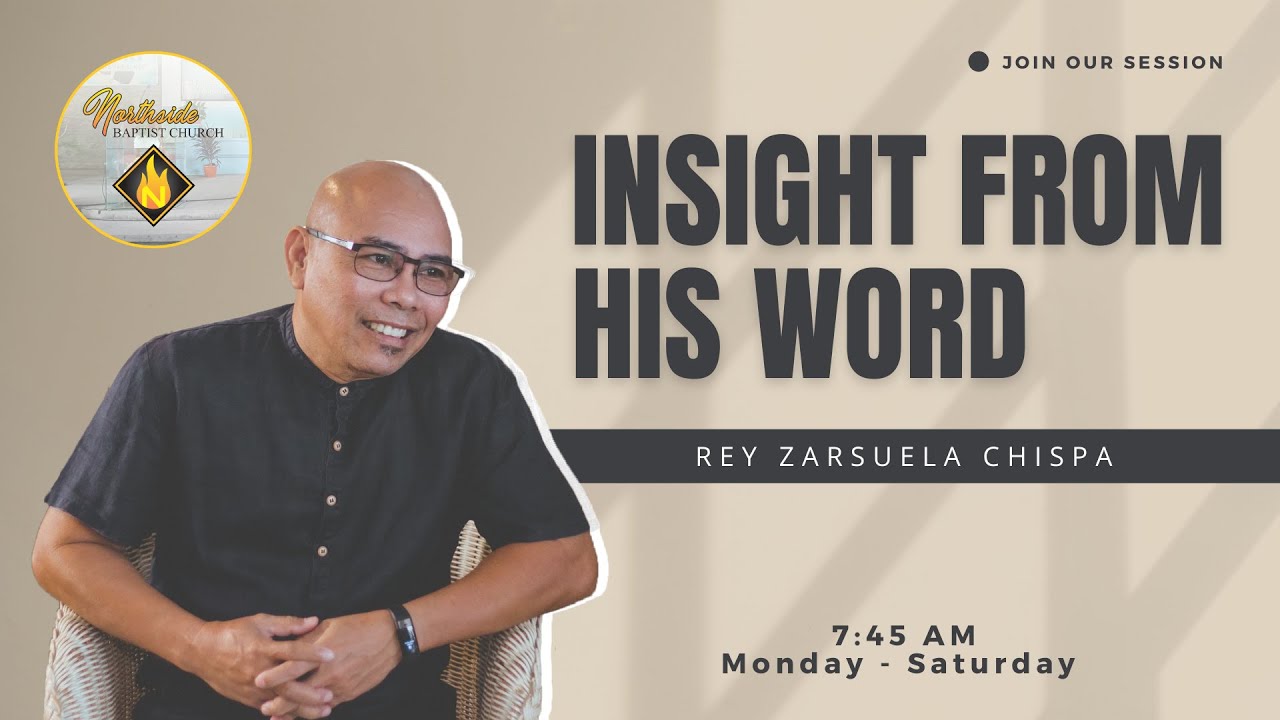 INSIGHT FROM HIS WORD  | JANUARY 29, 2026    | THURSDAY | 7:45 AM