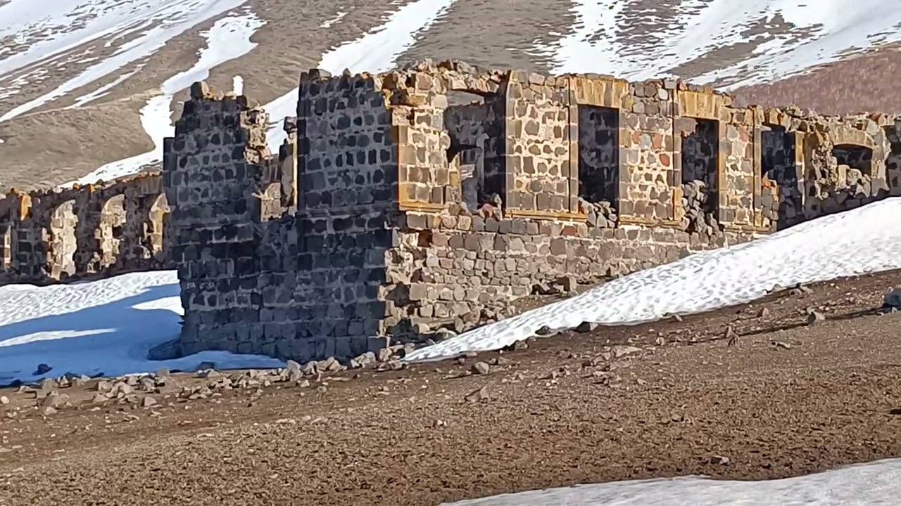 Ağrı Dağında Sovyet Rus kalesi tanıtımı. Promotion of the Soviet Russian Castle on Mount Ararat