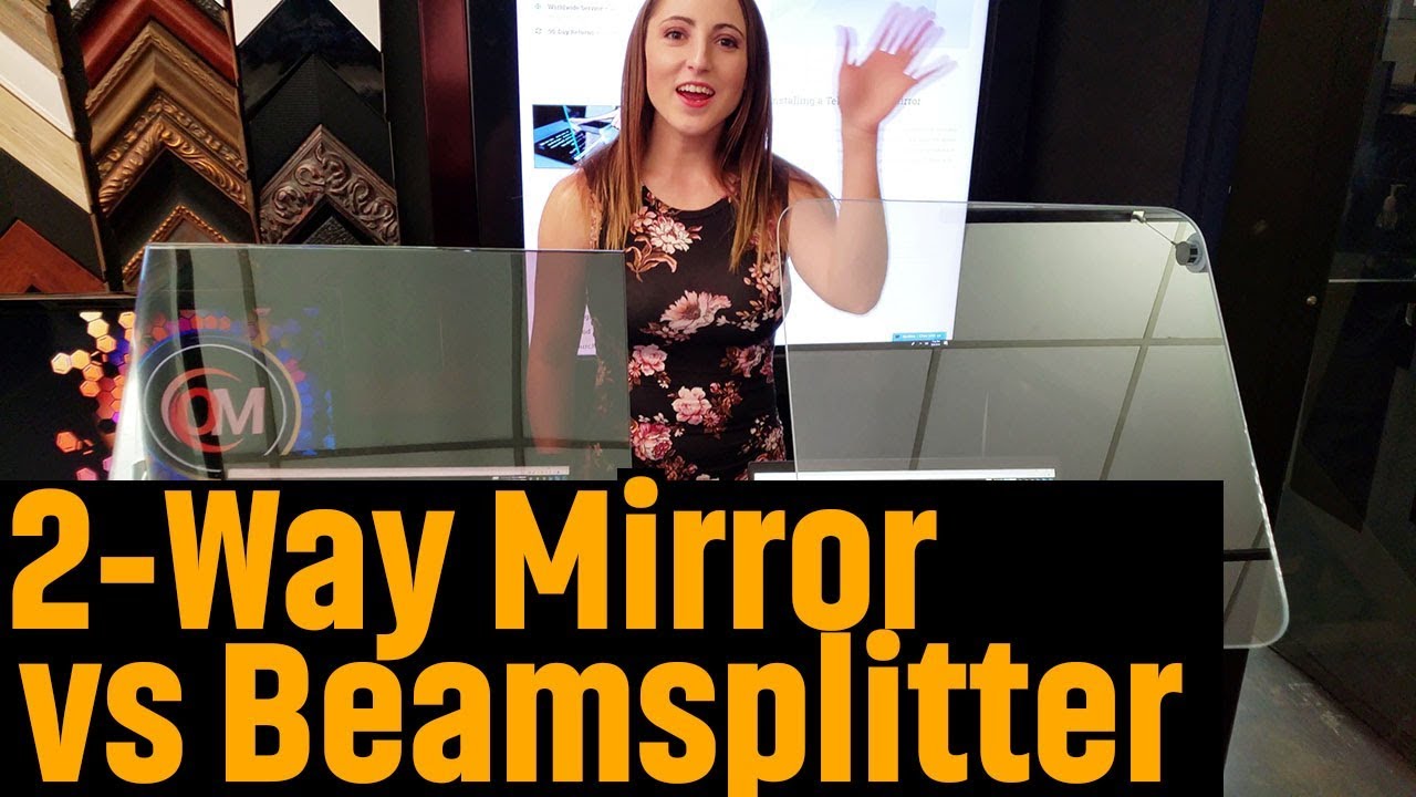 Teleprompter Mirror vs 2-Way Mirror 