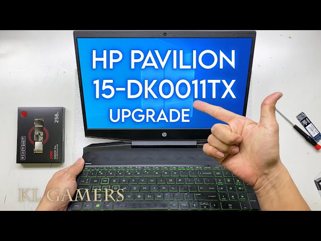 hp Pavilion Gaming Laptop Model 15-dk0011TX Upgrade DDR4