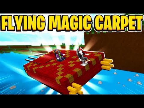 Flying Magic Carpet In Build A Boat For Treasure In Roblox - roblox fly a rocket game