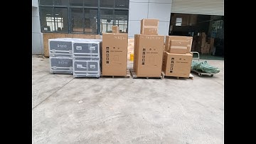 16 pcs S1210 12 inch  speaker + 4pcs RS18 dual 18 inch subwoofer + 6 pcs Power amplifier shipped out