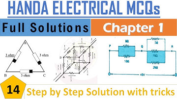 Chap 1 | Part 14 | Handa Mcqs solution | GATE MCQS | NTS,PTS,NTDC,WAPDA SSC JE,PIEAS,NESCOM,PNRA,KRL