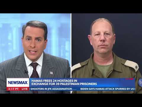 Hostage Return to Israel. Newsmax Interview with IDF Spokesperson Major Doron Spielman