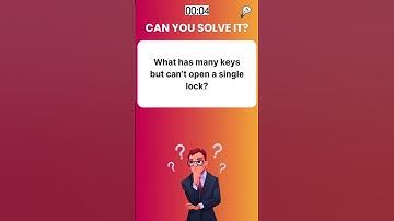 What has many keys but cant open a single lock