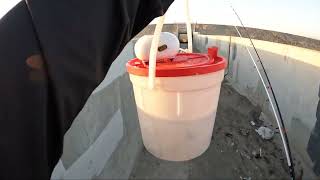 How to fish the California Aqueduct Gates using shinners (for striped bass)