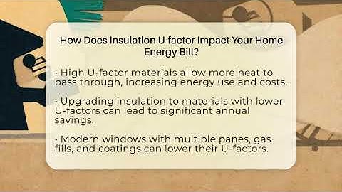 How Does Insulation U-factor Impact Your Home Energy Bill? - Your Utilities Hub