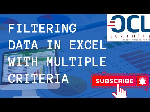 Filtering Excel Data with Multiple Criteria