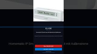 Homematic IP Smart Home Set Sicherheit mit Außensirene für n kaufen 2026 | 249,95 € | #Shorts