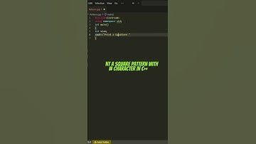 Print a square pattern with # character IN C++ #java #javaprogramming #javaforbeginners