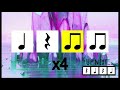 Thunder  rhythm play along quarter note eighth notes quarter rest