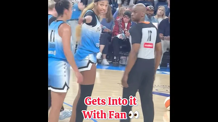 Angel Reese Tries to get Fan Ejected #caitlinclark #basketball #shorts